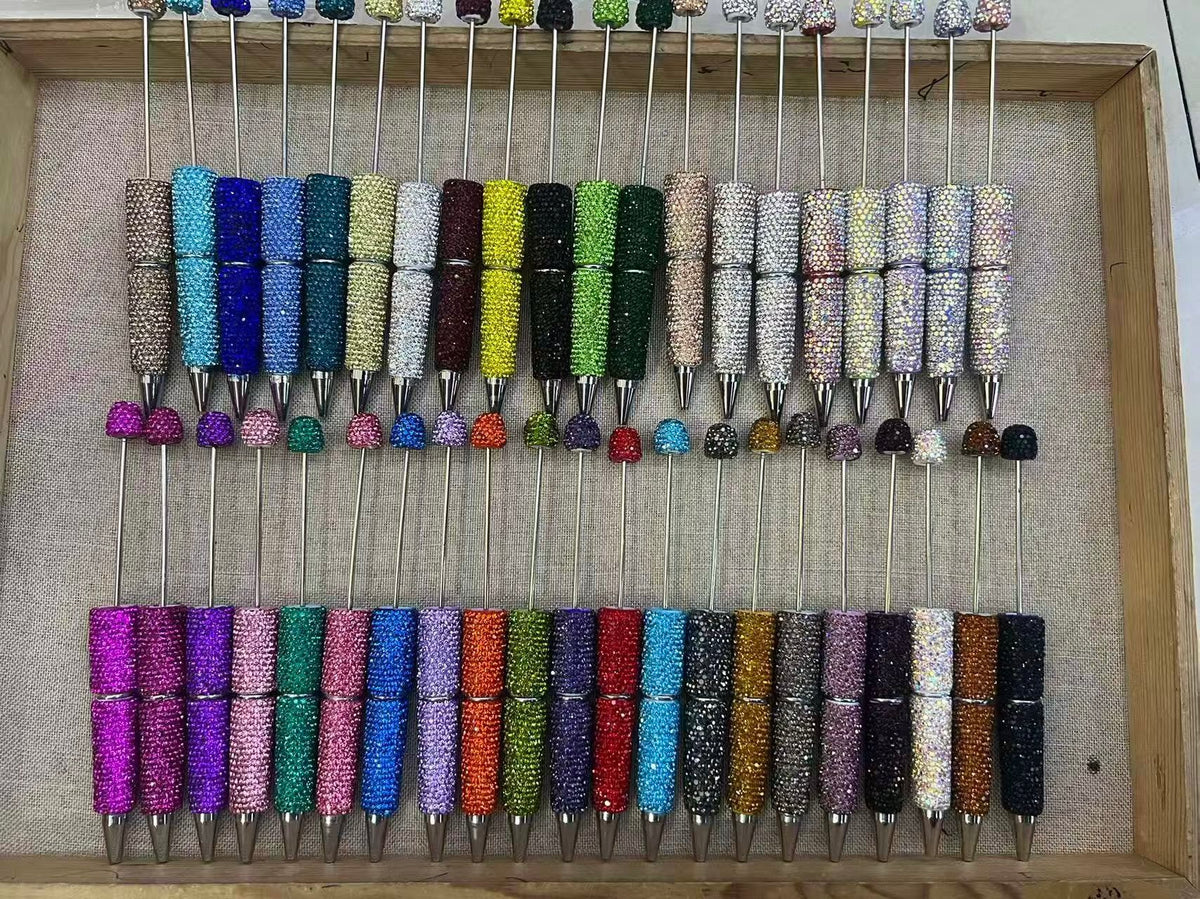 Rhinestone Beadable Pen Blank DIY Beaded
